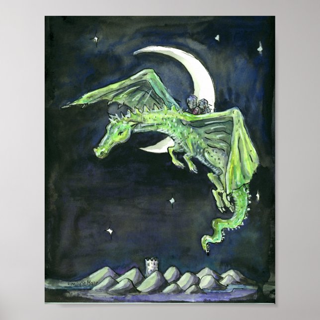 The Wand of Wisteria - Print (Front)