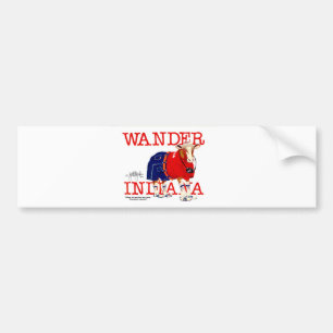 The Wander Indiana Cow Bumper Sticker