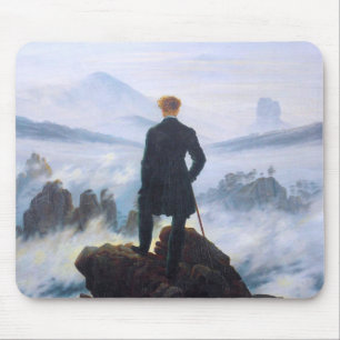 The Wanderer Above Sea Fog Caspar David Friedrich Mouse Mat