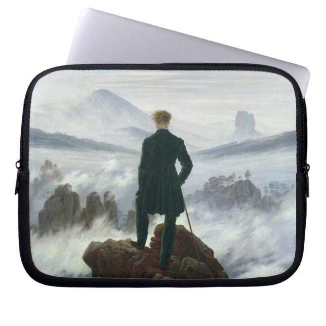 The Wanderer above the Sea of Fog, 1818 Laptop Sleeve (Front)