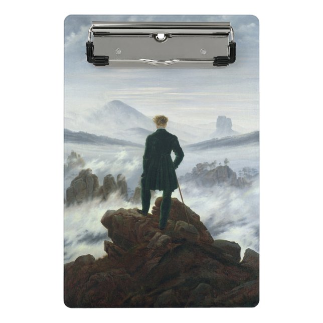 The Wanderer above the Sea of Fog, 1818 Mini Clipboard (Front)