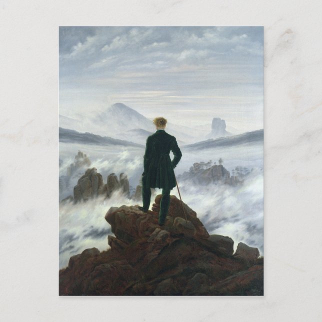 The Wanderer above the Sea of Fog, 1818 Postcard (Front)