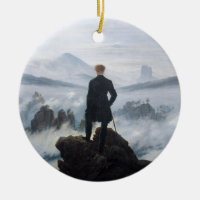 The wanderer above the sea of fog by Caspar David