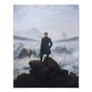 The wanderer above the sea of fog photo print