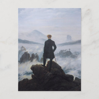 The wanderer above the sea of fog postcard