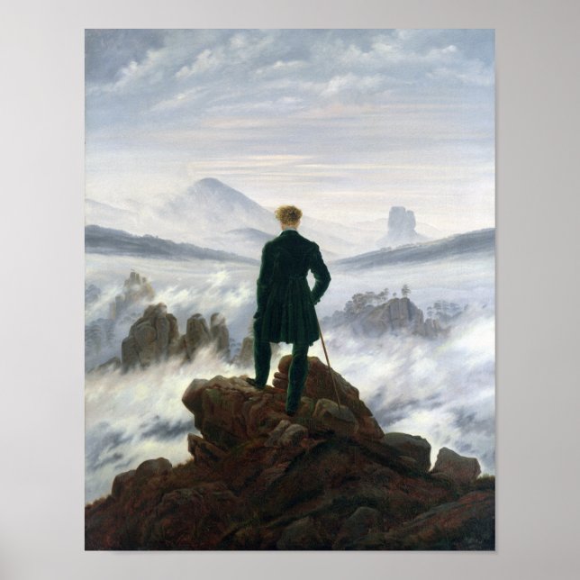 The Wanderer above the Sea of Fog Poster (Front)
