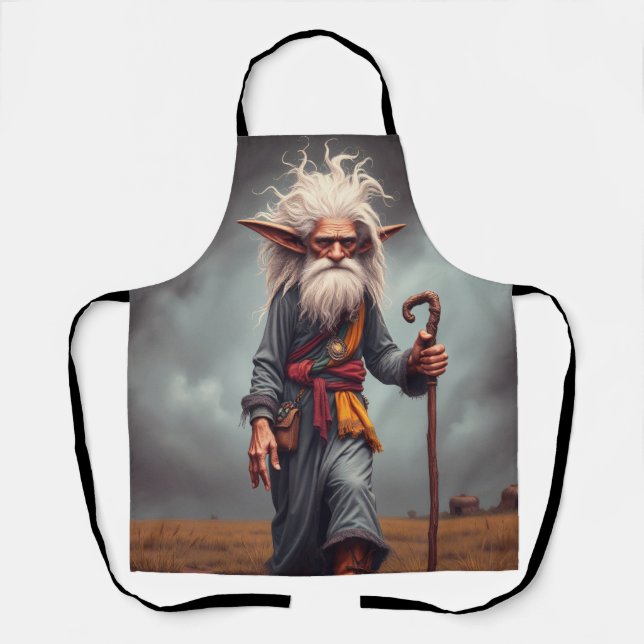 The Wandering Elf Wizard Apron (Front)