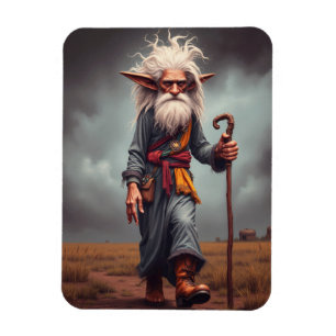 The Wandering Elf Wizard Magnet
