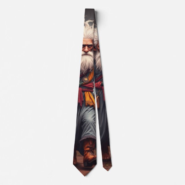 The Wandering Elf Wizard Tie (Front)