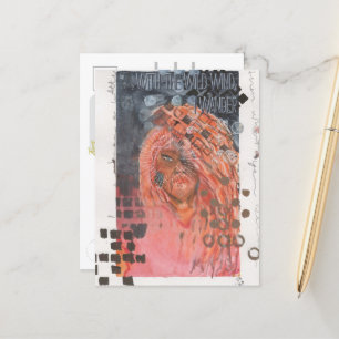 The Wandress Mixed-Media Poster Postcard