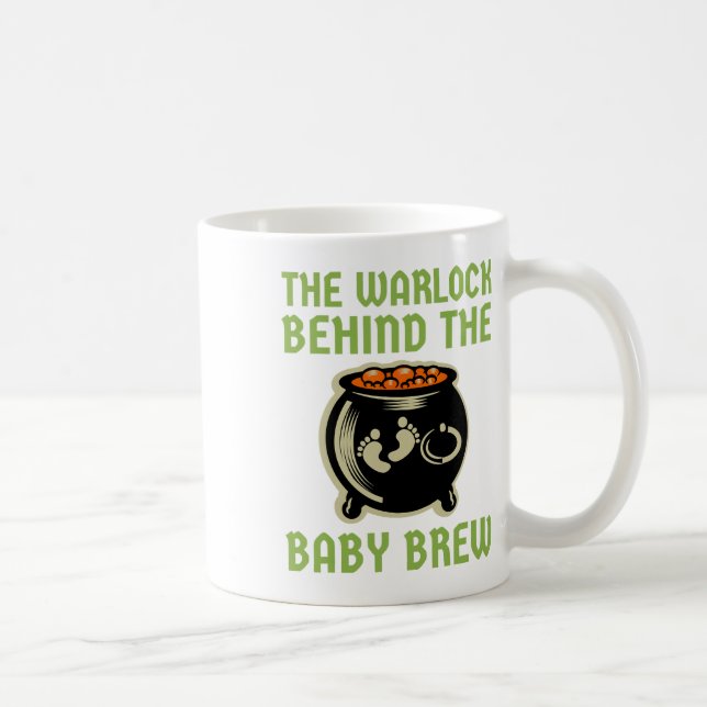 The Warlock Behind The Baby Halloween Costume  Coffee Mug (Right)