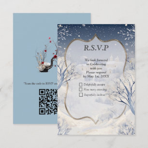 The Warmth of the Sun in the Winter  RSVP Card