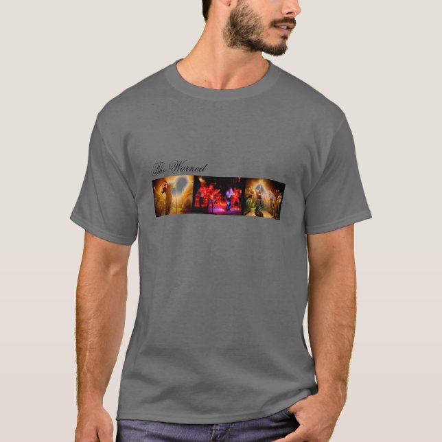 The Warned Live Dark T T-Shirt (Front)