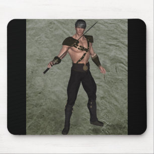 The Warrior 001 Mouse Mat