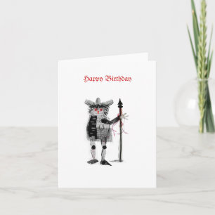 'The Warrior' Birthday Card