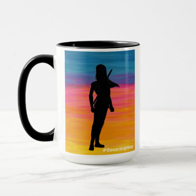 The Warrior Girl Way Mug (Left)