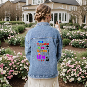 The Warrior Is The Blessing Of A Nation Denim Jacket