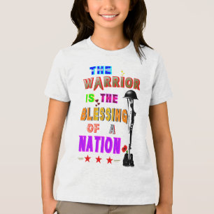 The Warrior Is The Blessing Of A Nation Tri-Blend Shirt