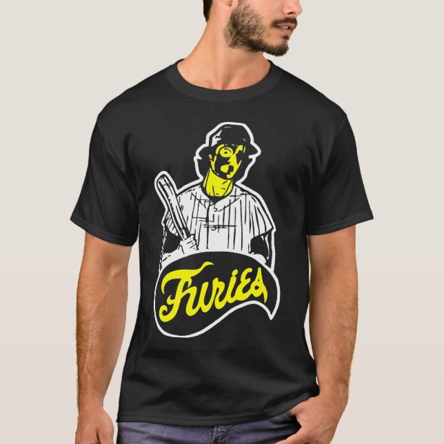 The Warriors Baseball Furies Gang Retro Movie Papa T-Shirt (Front)