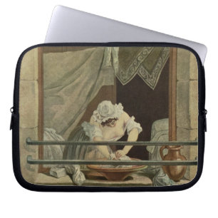 The Washerwoman, engraved by J. Laurent Julien (c1 Laptop Sleeve
