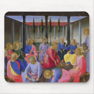 The Washing of the Feet, detail from panel three o Mouse Mat
