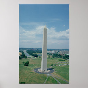 The Washington Monument, built 1848-85 Poster