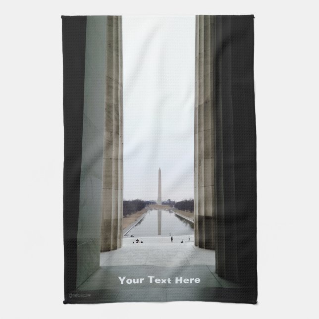The Washington Monument Tea Towel (Vertical)