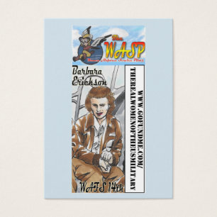 The WASP Barbara Erickson Trading Card