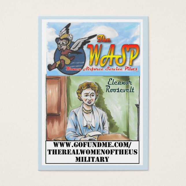 The WASP Eleanor Roosevelt Trading Card (Front)