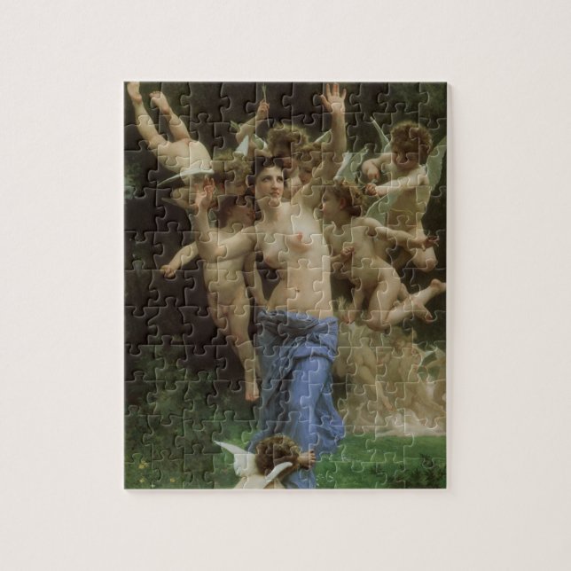 The Wasp's Nest by William Adolphe Bouguereau Jigsaw Puzzle (Vertical)