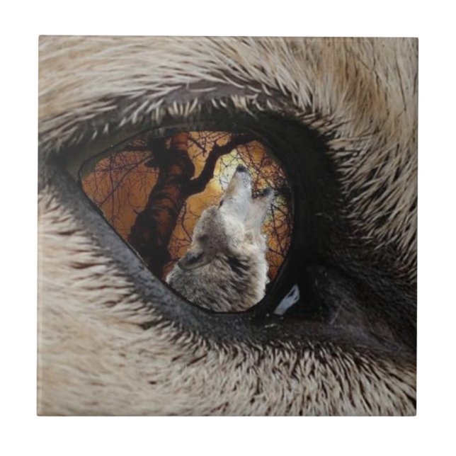 The Watcher Tile or Trivet (Front)