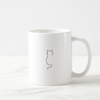 the watchful cat coffee mug