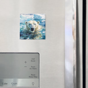 The Watchful Ice Guardian Magnet
