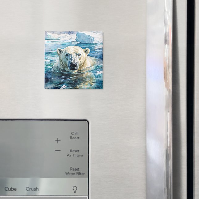 The Watchful Ice Guardian Magnet (In Situ (Fridge))