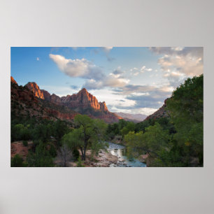 The Watchman at Zion NP Poster
