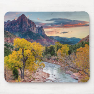 The Watchman in Autumn Mouse Mat