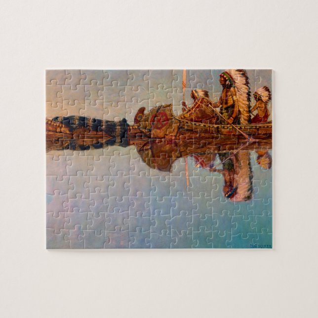 The Water Burial by Newell Convers Wyeth Jigsaw Puzzle (Horizontal)