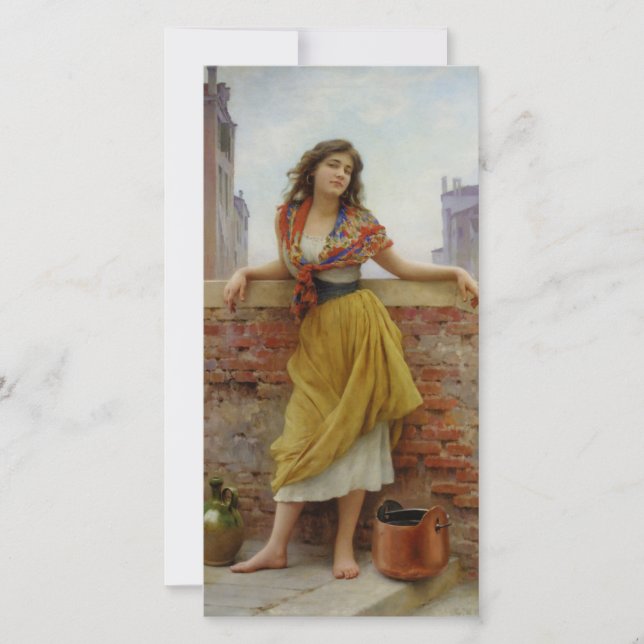 The Water-Carrier Girl Card (Front)