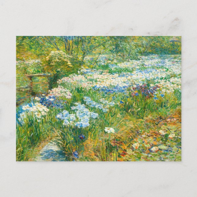 The Water Garden by Childe Hassam Postcard (Front)
