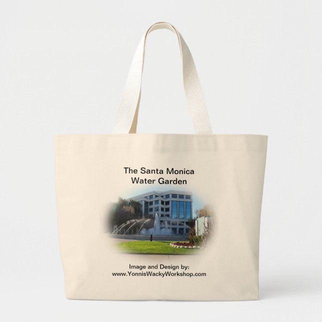 The Water Garden Large Tote Bag (Front)