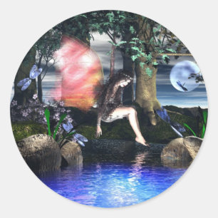 The Water Hole Classic Round Sticker