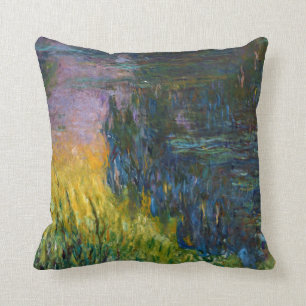 The Water Lilies - Setting Sun, Claude Monet, 1916 Cushion