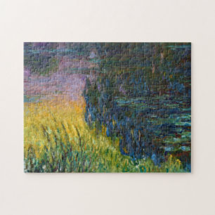 The Water Lilies - Setting Sun, Claude Monet, 1916 Jigsaw Puzzle