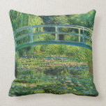 The Water-Lily Pond, 1899 by Claude Monet Cushion<br><div class="desc">Claude Monet - The Water-Lily Pond,  1899. Oscar-Claude Monet was a French painter and founder of impressionist painting who is seen as a key precursor to modernism,  especially in his attempts to paint nature as he perceived it.</div>