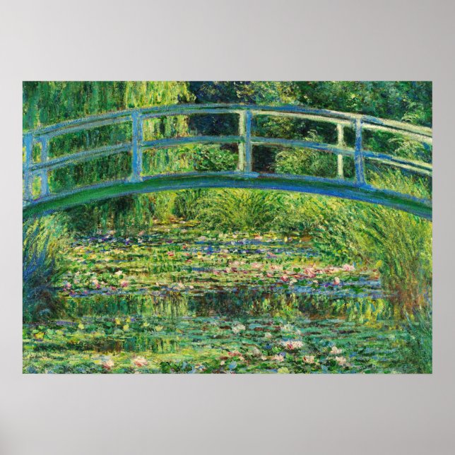 The Water-Lily Pond, 1899 by Claude Monet Poster (Front)
