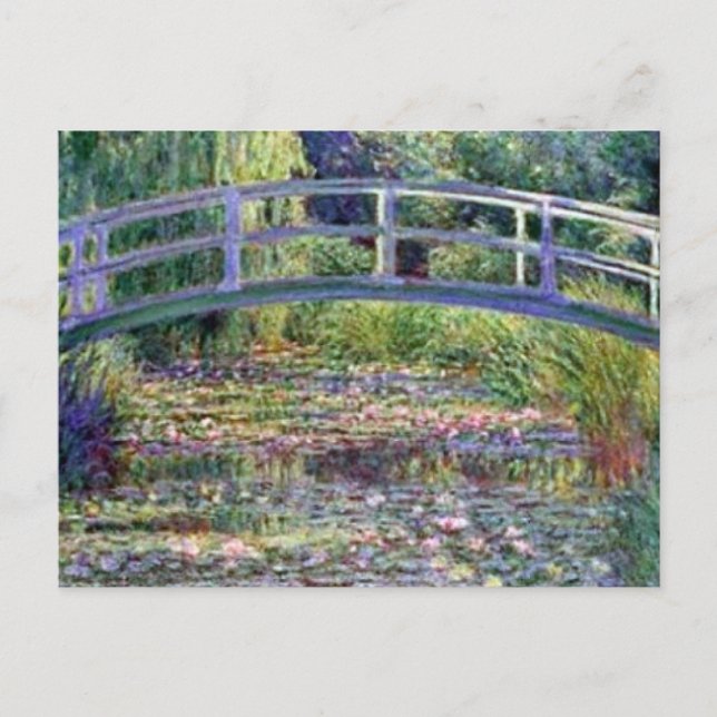 The Water Lily Pond by Claude Monet Postcard (Front)
