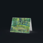 The Water-Lily Pond by Claude Monet Thank You Card<br><div class="desc">Claude Monet - The Water-Lily Pond,  1899. Oscar-Claude Monet was a French painter and founder of impressionist painting who is seen as a key precursor to modernism,  especially in his attempts to paint nature as he perceived it.</div>