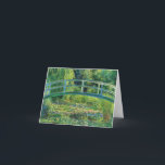 The Water-Lily Pond by Claude Monet Thank You Card<br><div class="desc">Claude Monet - The Water-Lily Pond,  1899. Oscar-Claude Monet was a French painter and founder of impressionist painting who is seen as a key precursor to modernism,  especially in his attempts to paint nature as he perceived it.</div>