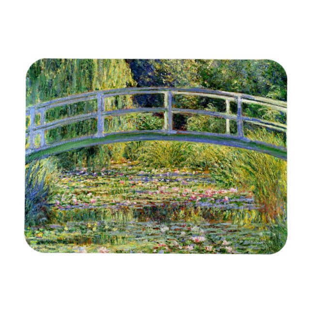 The Water-Lily Pond by Monet Fine Art Magnet (Horizontal)