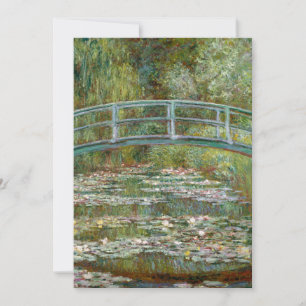 The Water-Lily Pond   Claude Monet Card